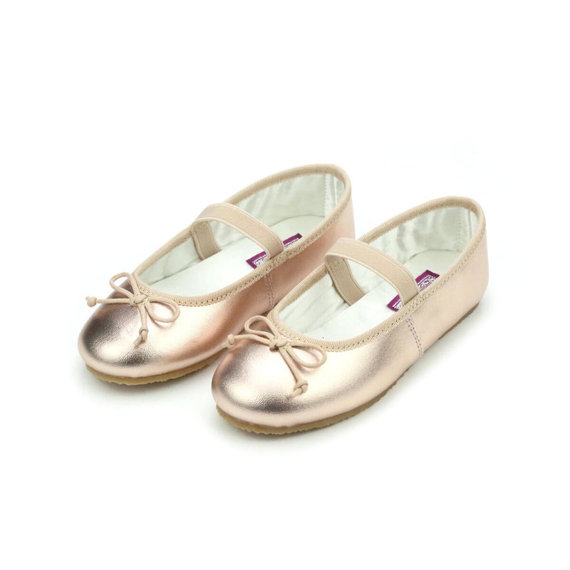 L’amour Alia Ballerina Flat – Rose Gold