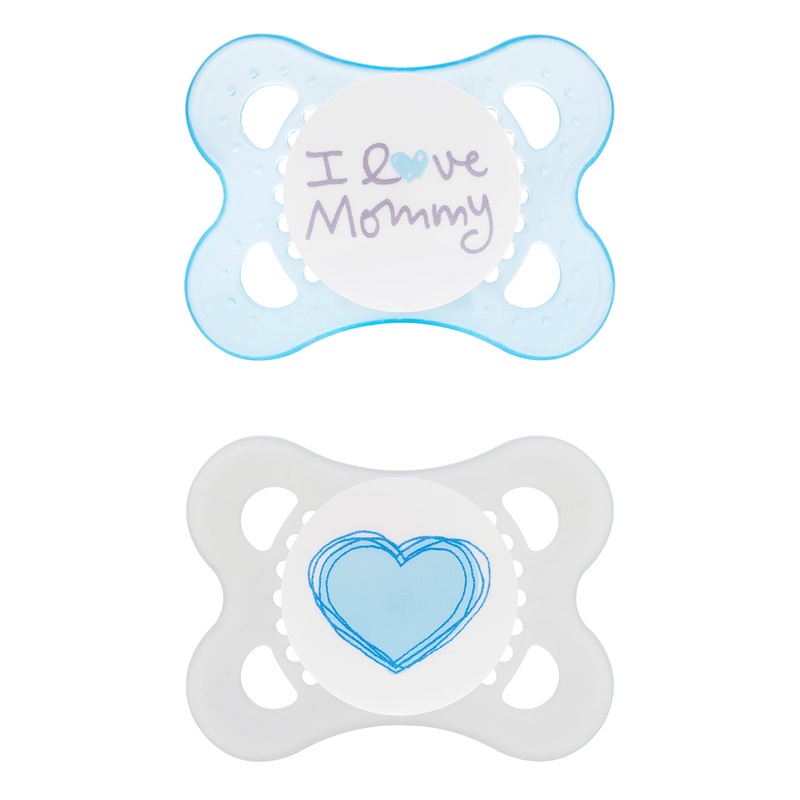 MAM Baby Mommy 0-6M Pacifier, 2pk – Boy