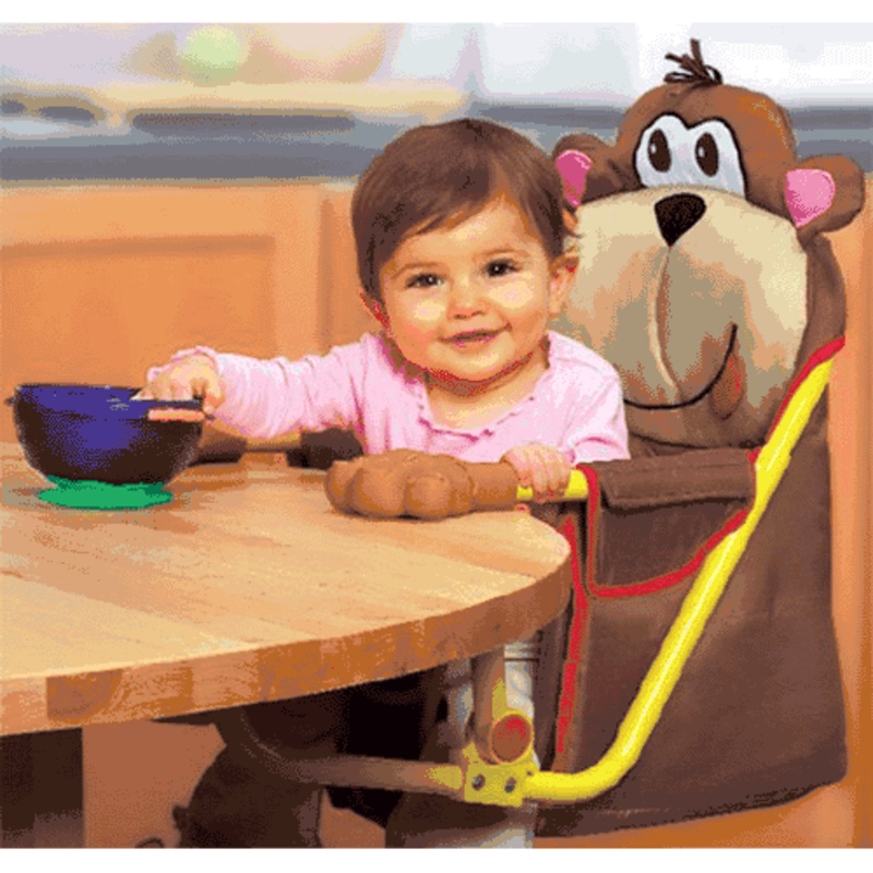 Munchkin Feeding Friend Portable Hook On Table Chair in Monkey