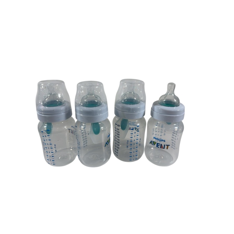Philips Avent Anti-Colic Bottles, 4 Pack, 9oz, Clear, Regular