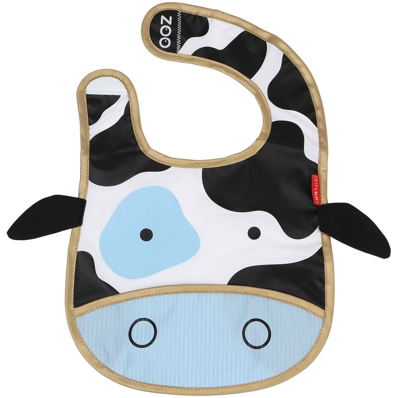 Skip Hop Zoo Tuck-Away Bib – Cow