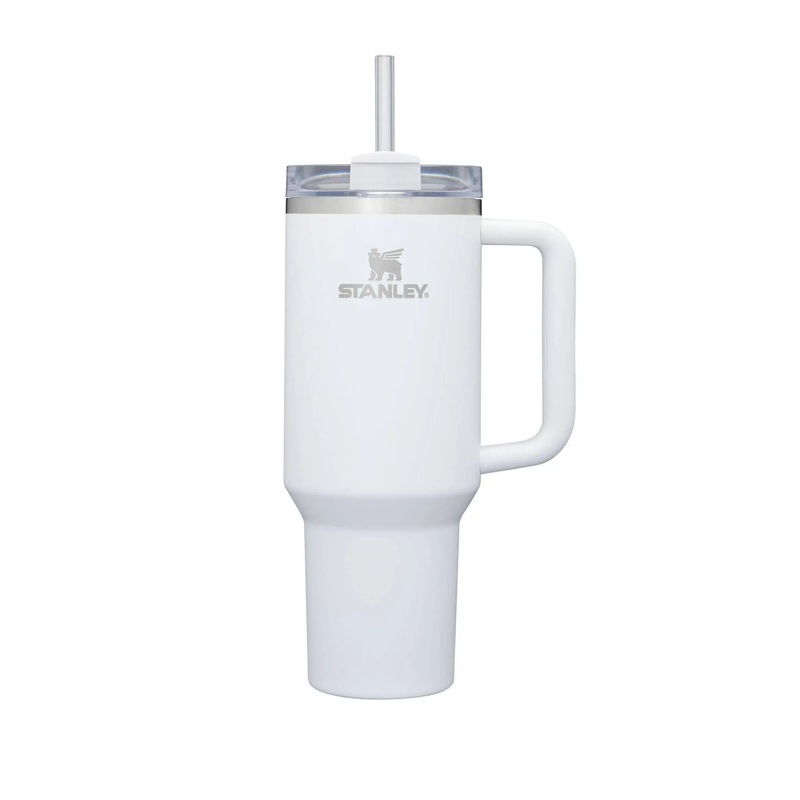 40 oz Stainless Steel H2.0 FlowState Quencher Tumbler- Brilliant White