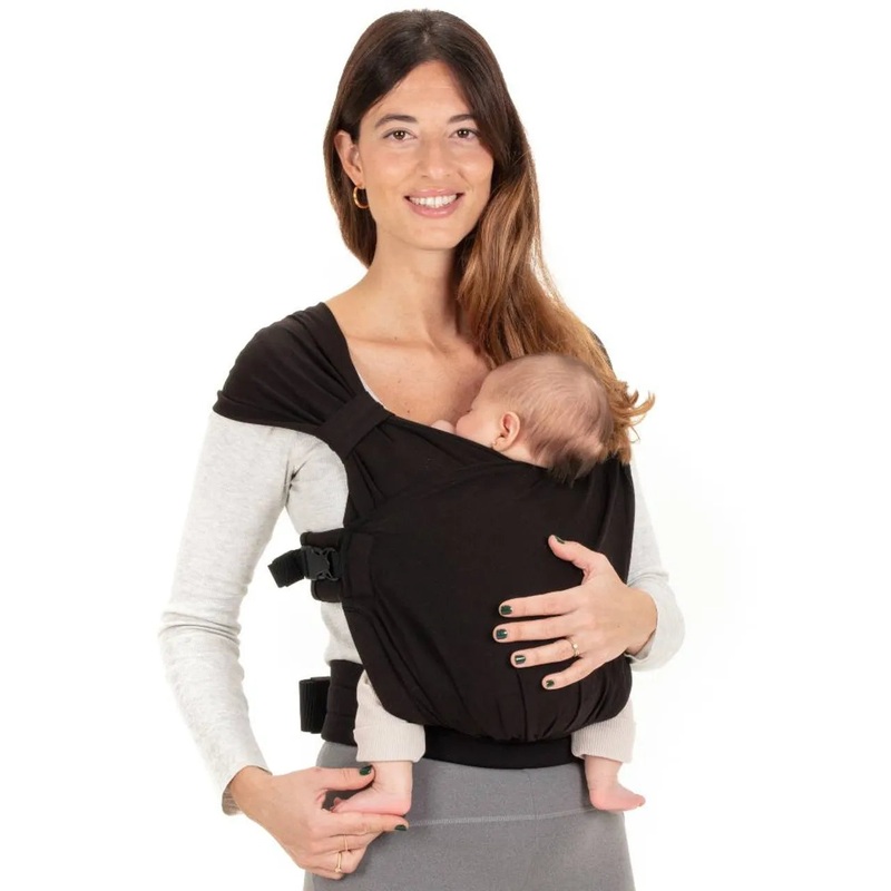 Bliss 2-in-1 Hybrid Baby Carrier & Wrap – Black (See Description)