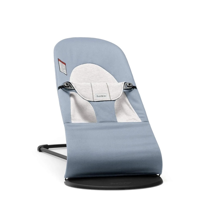 Bouncer Balance Soft, Cotton/Jersey, Blue/Gray