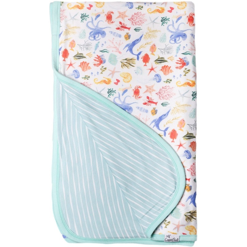 Copper Pearl Three-Layer Jumbo Quilt | Nautical