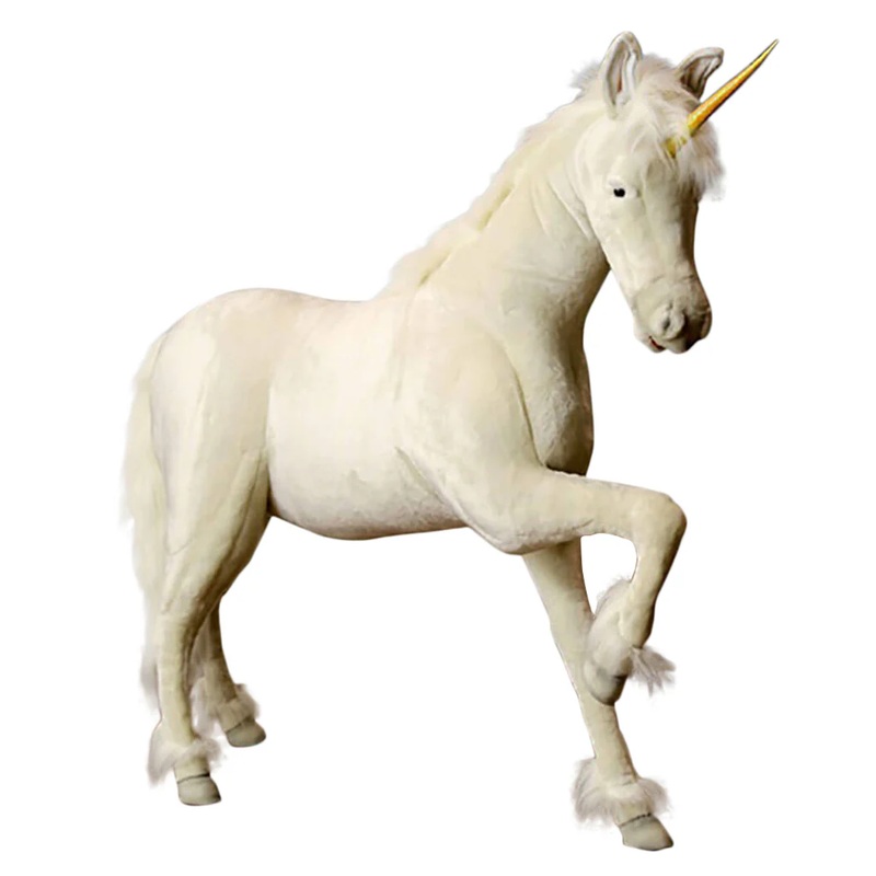 HNC Plush Animal – Life Size Studio Unicorn
