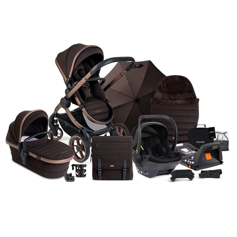 iCandy Peach 7 Complete Travel System with iCandy Cocoon – Pecan