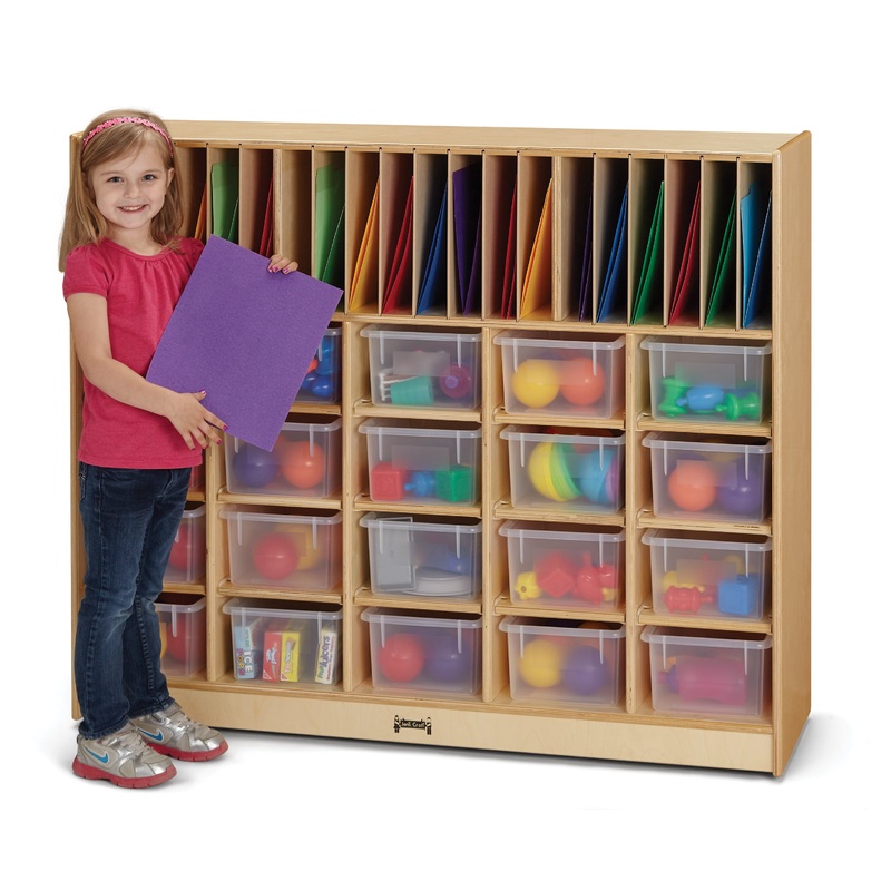 Jonti-Craft Classroom Organizer – with Clear Cubbie-Trays