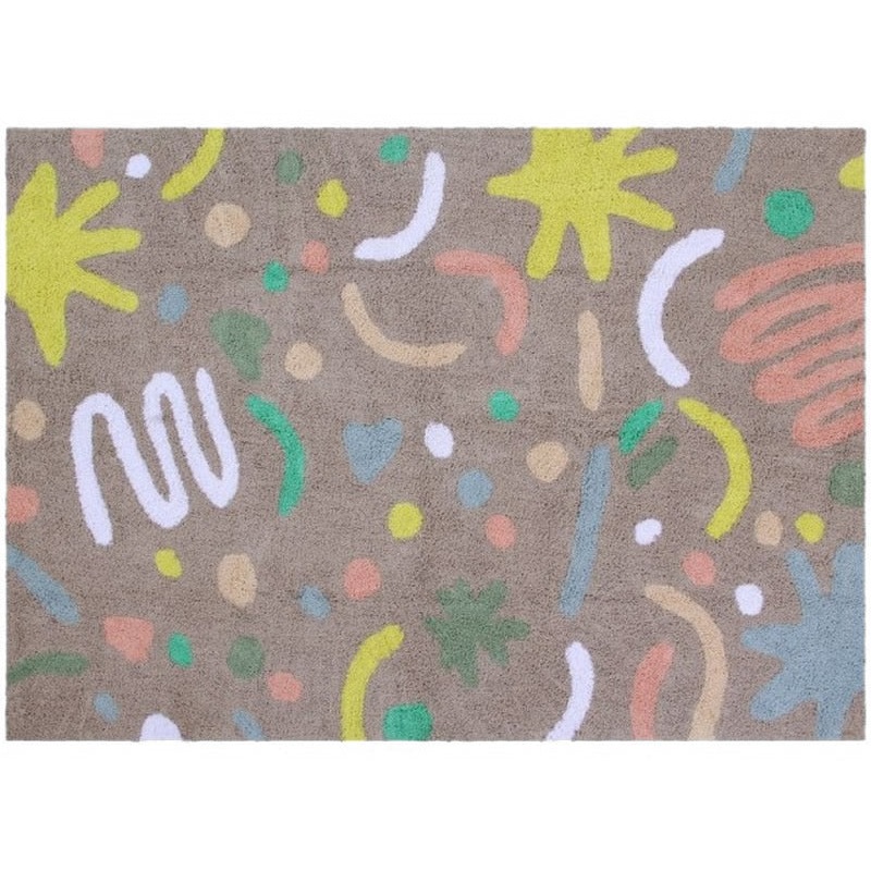 Lorena Canals Rug – Happy Party (4’7″ x 6’7″)