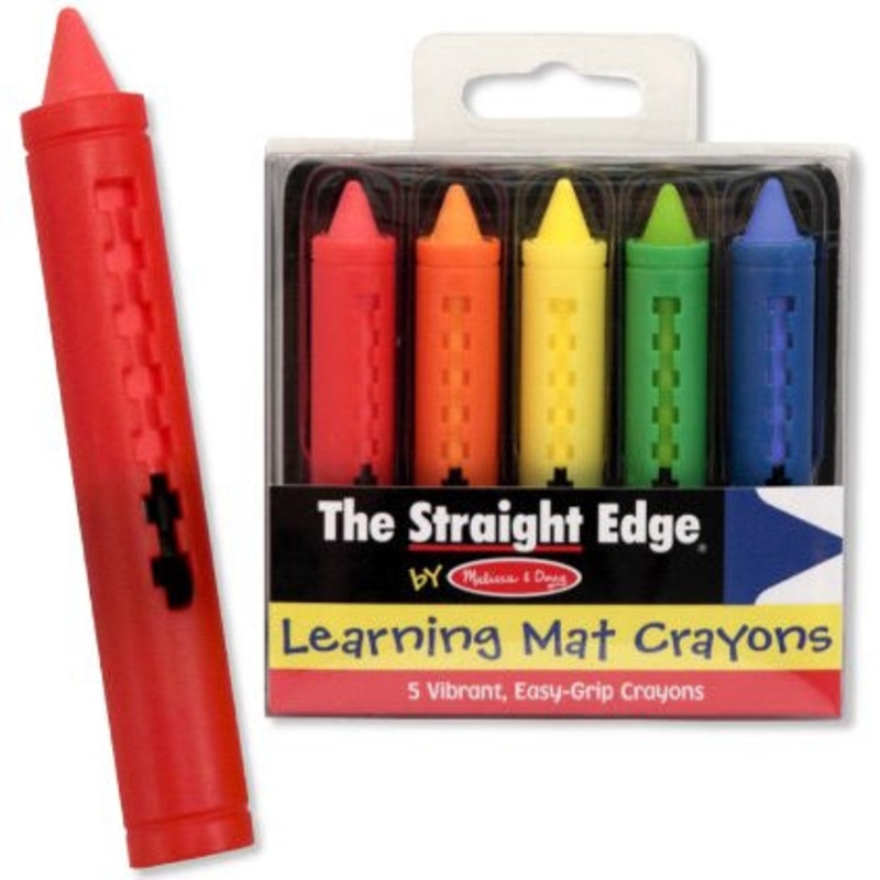 Melissa & Doug Learning Mat Crayons