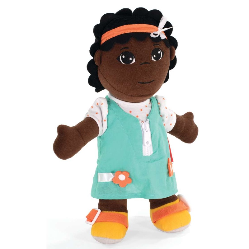 Multicultural Fastening Dolls, African Girl