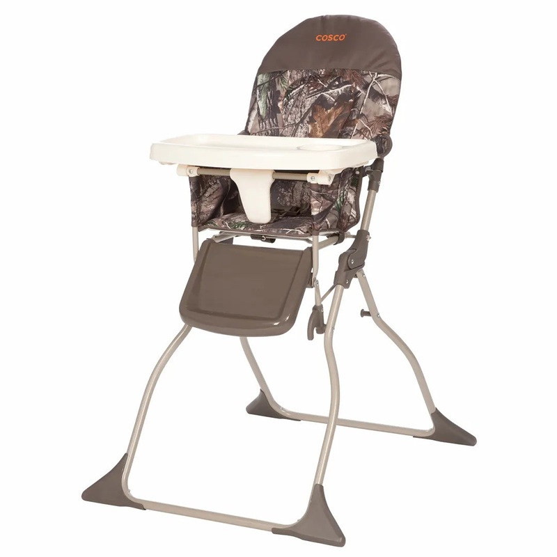 Simple Fold Full Size High Chair with Adjustable Tray – Realtree