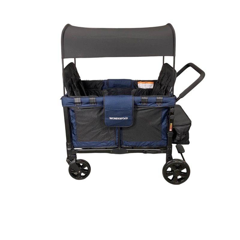 Wonderfold W4 Multifunctional Quad Stroller Wagon , 2023, Noble Navy