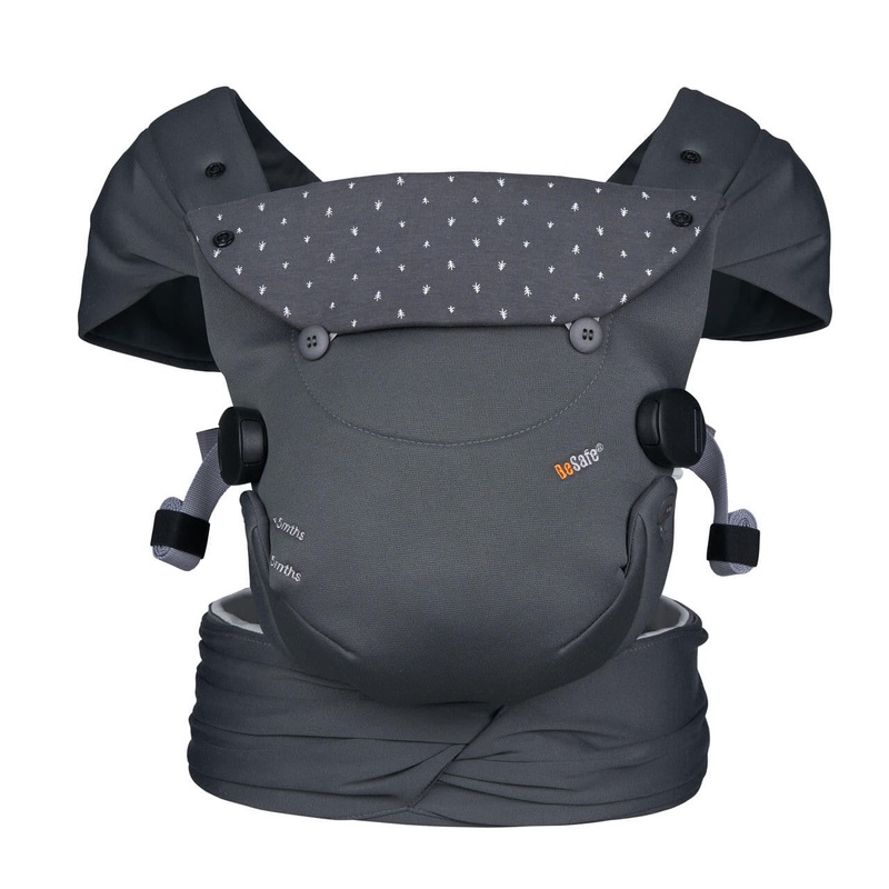 BeSafe Newborn Haven Baby Carrier – Anthracite Forest