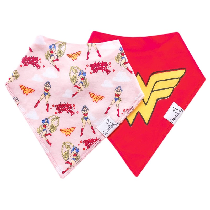 Copper Pearl Baby Bandana Bibs | Wonder Woman