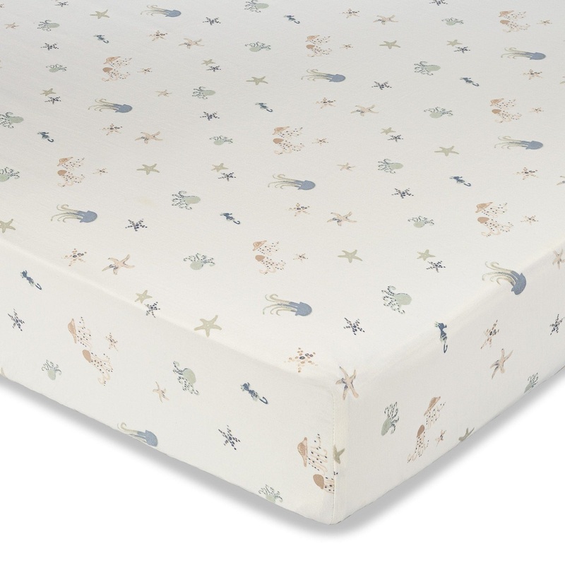 Crane Baby Cove Fitted Crib Sheet