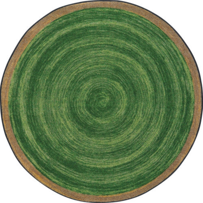 Feeling Natural Rug, 5’4″ Round, Pine