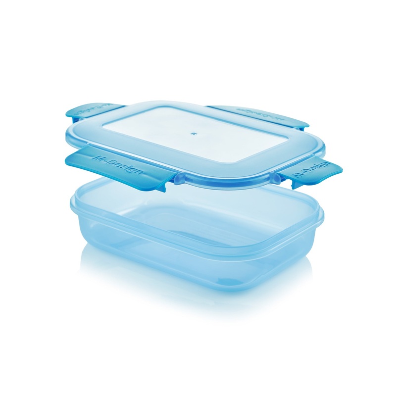 M Design Lunch Box, 600 ml – Blue