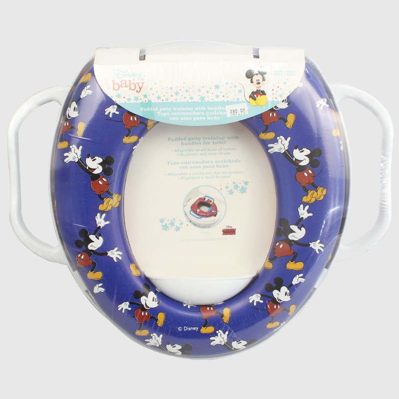 Mickey Mouse Soft Toilet Seat With Handles