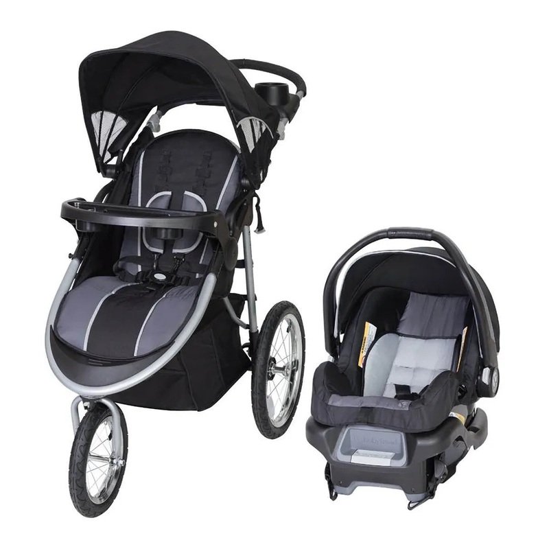 Pathway 35 Jogger Travel System with Ally 35 Infant Car Seat – Optic Grey (See Description)