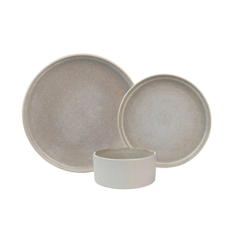Sango Anderson Stoneware 12 Pc. Dinnerware Set, Service for 4 – Crealm