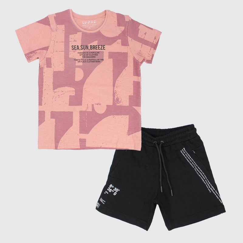 “Sea, Sun, Breeze” 2-Piece Outfit Set