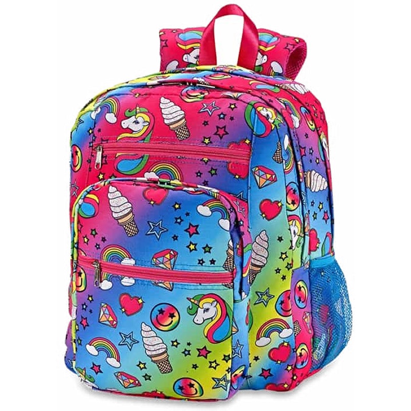 Top Trenz 5 Zipper Kid Backpack – Unicorn Fantasy