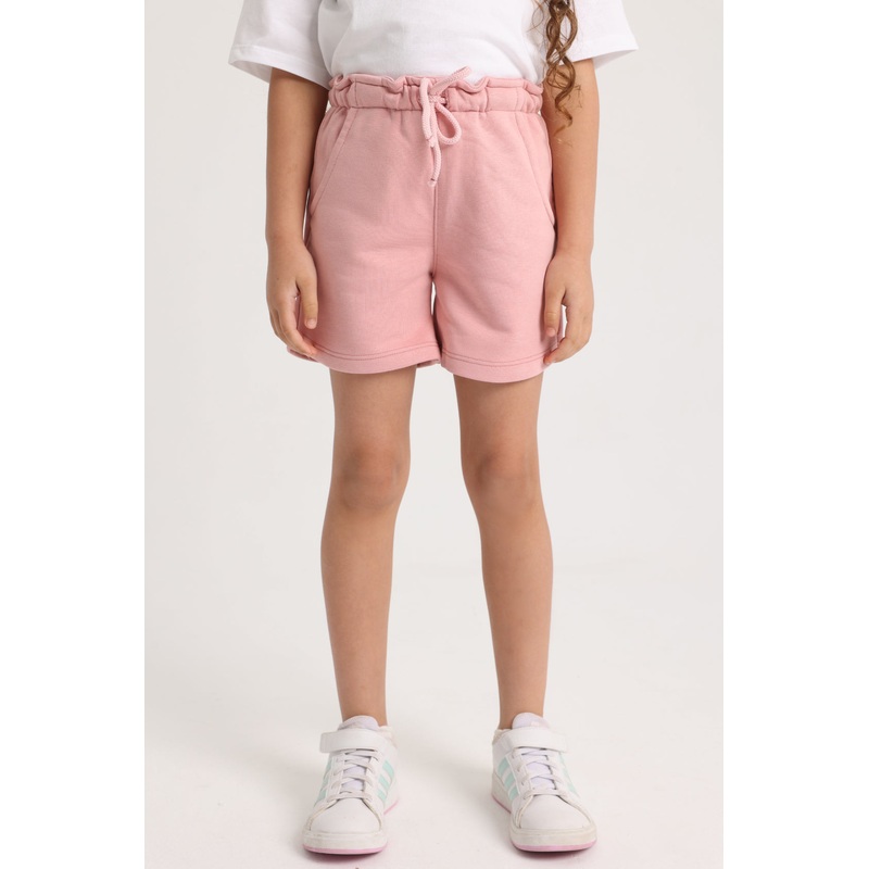 Unisex Cotton Shorts – Dusty Pink