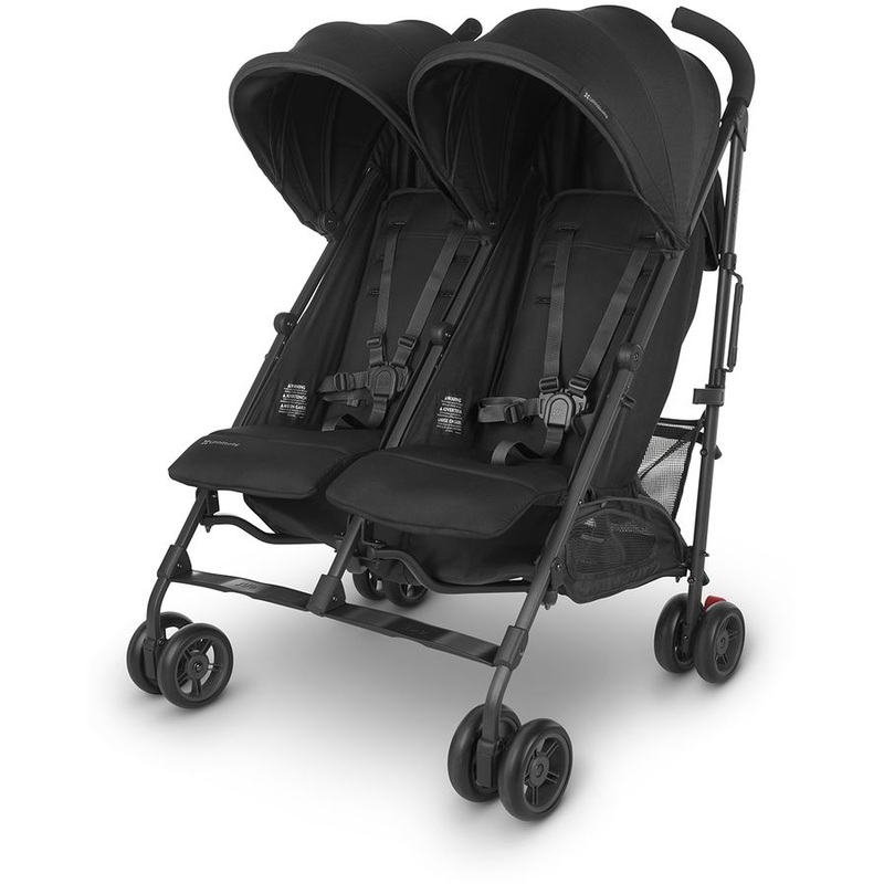 UPPAbaby OPEN BOX G-LINK V2 Side by Side Double Stroller – Jake (Charcoal / Carbon)