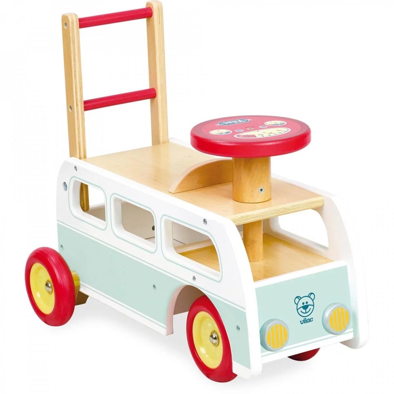 Vilac – 2 In 1 Retro Wooden Camper Van
