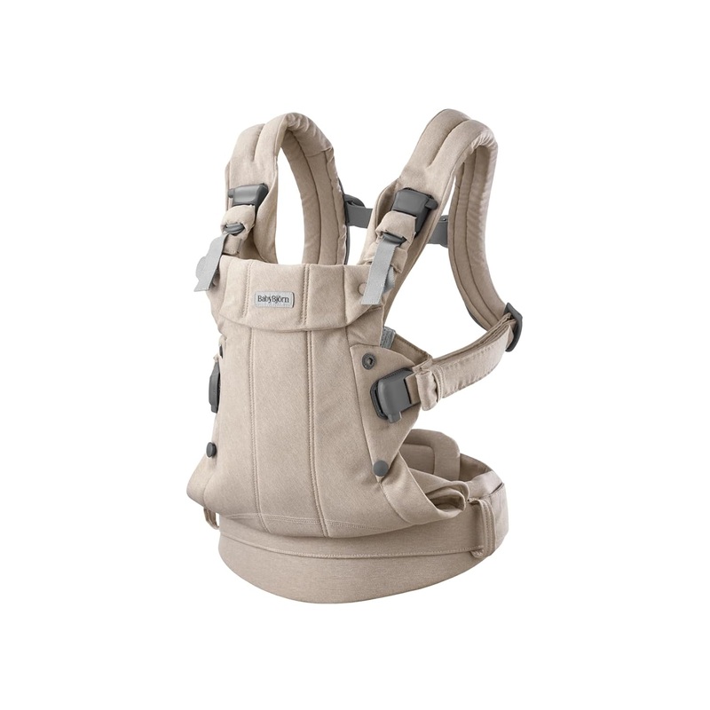BabyBjorn Baby Carrier Harmony, Light Beige, Woven Mlange