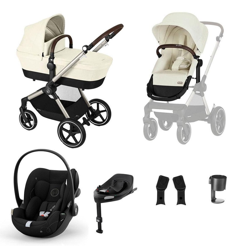 CYBEX EOS + Cloud G Luxury Bundle – Seashell Beige
