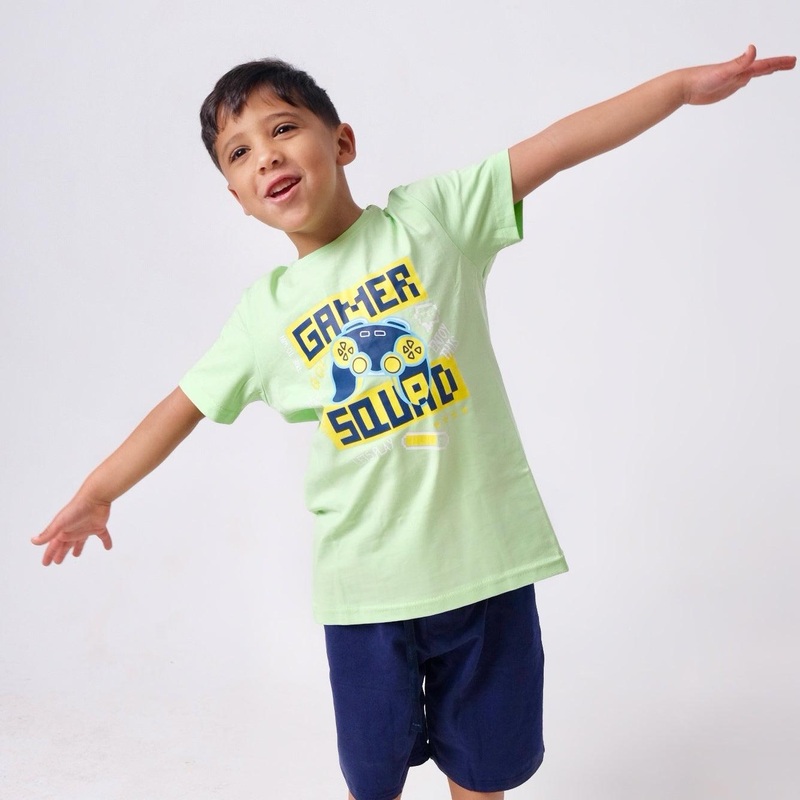 “Gamer Squad” Short-Sleeved Pajama