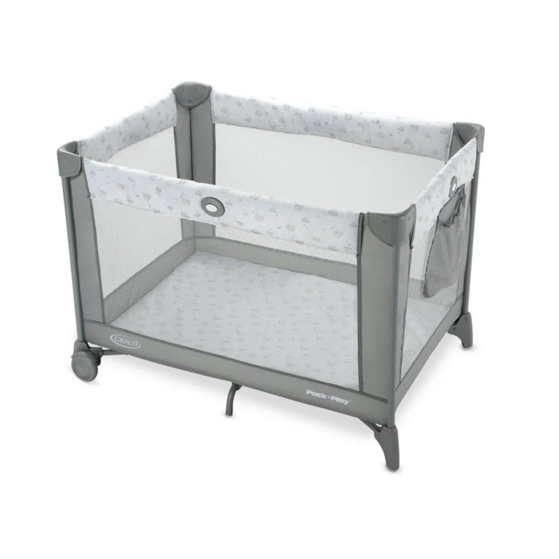 Graco Pack n Play Portable Playard, Reign with Compact Fold and Mesh Storage, Quill