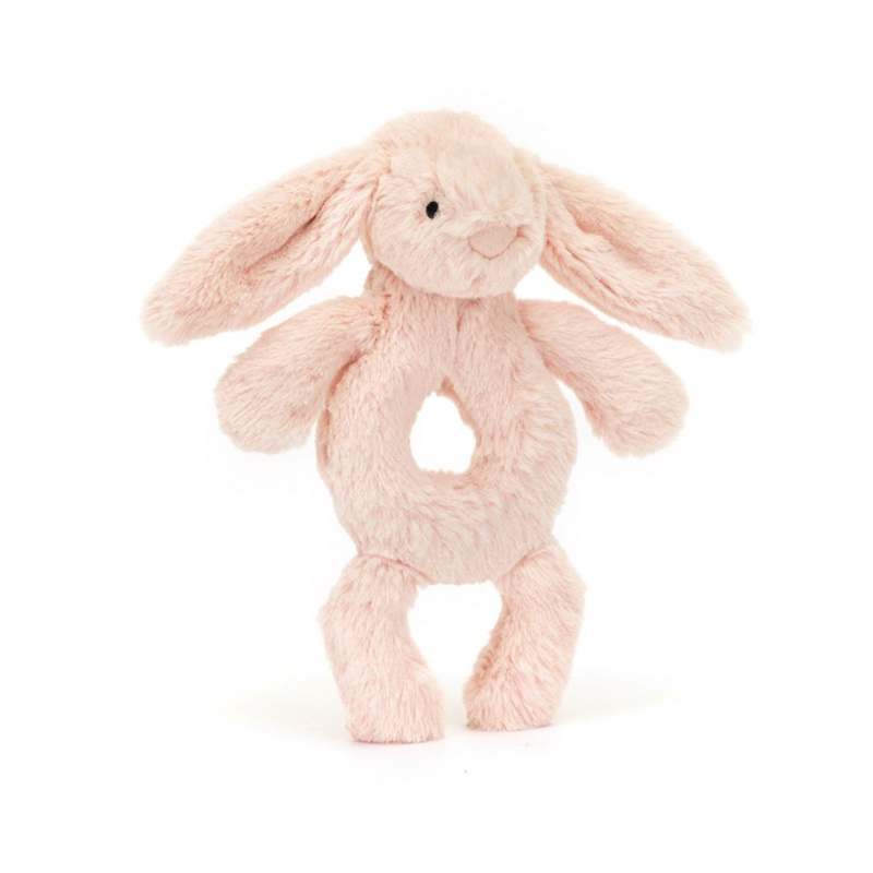 Jellycat Bashful Blush Bunny Ring Rattle
