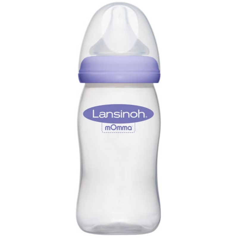 Lansinoh mOmma Bottle with NaturalWave Nipple, 8oz
