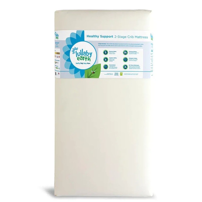 Lullaby Earth – Healthy Support Waterproof Crib Mattress – Dual Sided