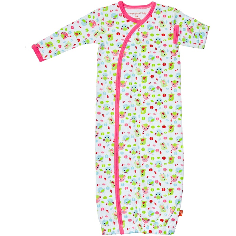 Magnificent Baby Girl’s Birds Gown (One Size)