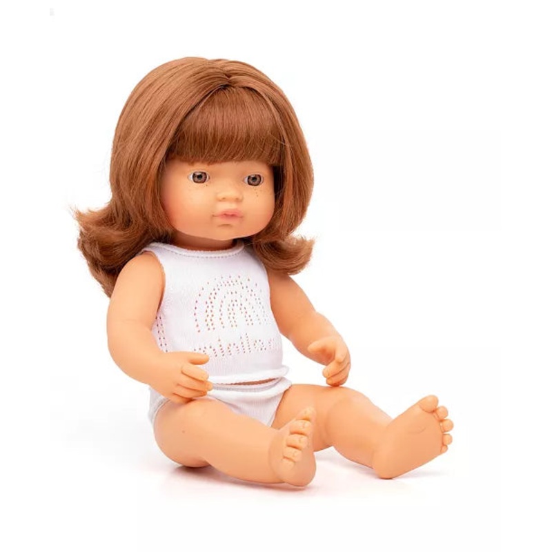 Miniland Redhead Girl Doll