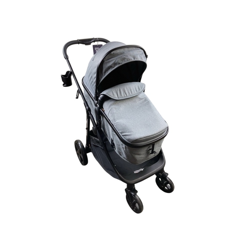 Mompush Wiz Stroller, 2023, Grey