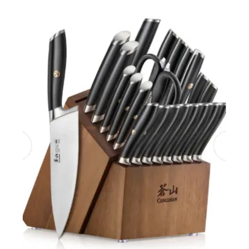 Olympus Series German Steel Forged 23-piece Knife Block Set