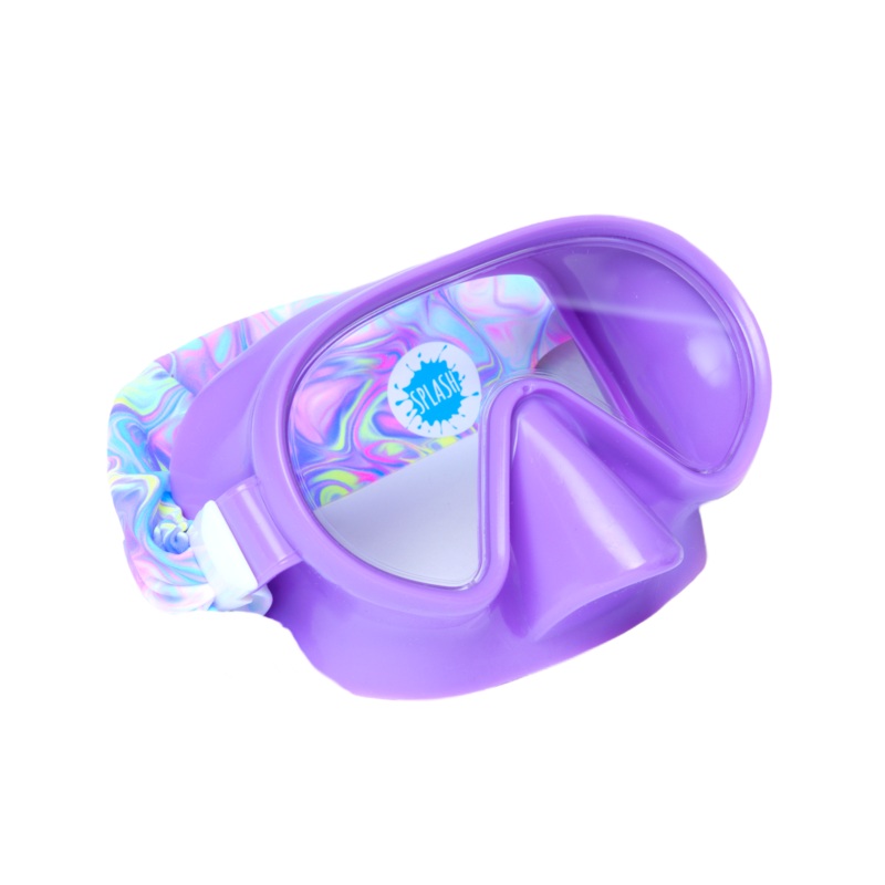 Splash Place Pastel Swirl Swim Mask