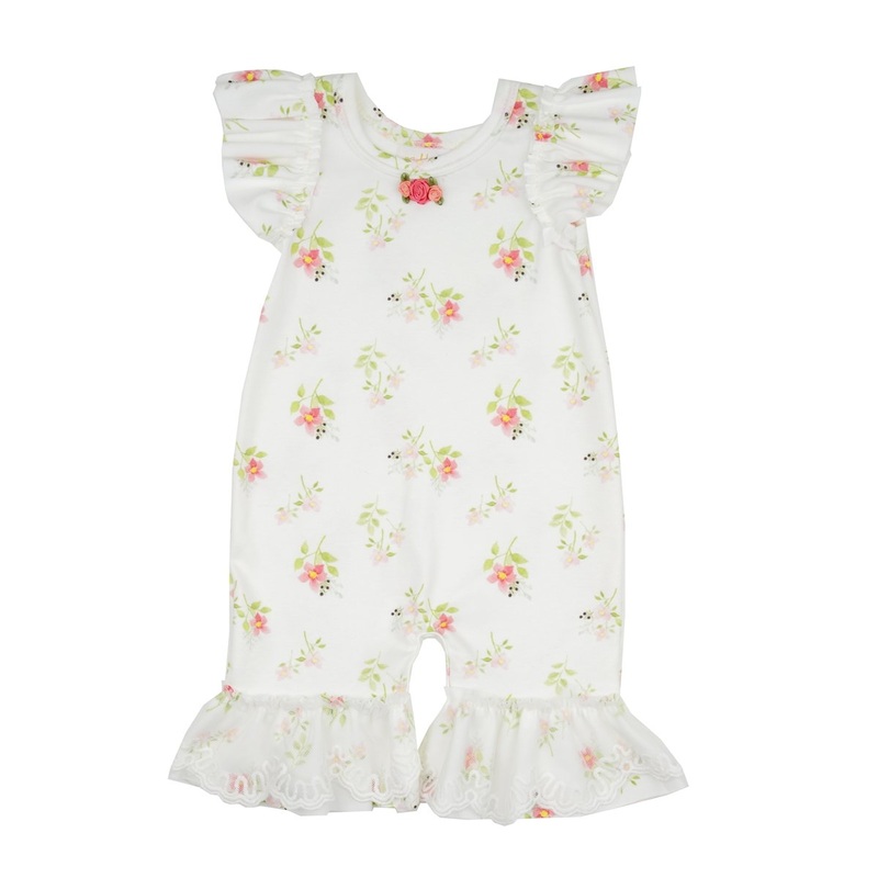 Tiny Petals Infant Girls Romper