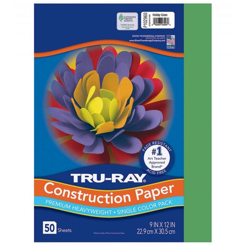 TRU-RAY Premium Sulphite Construction Paper (50 Sheets)