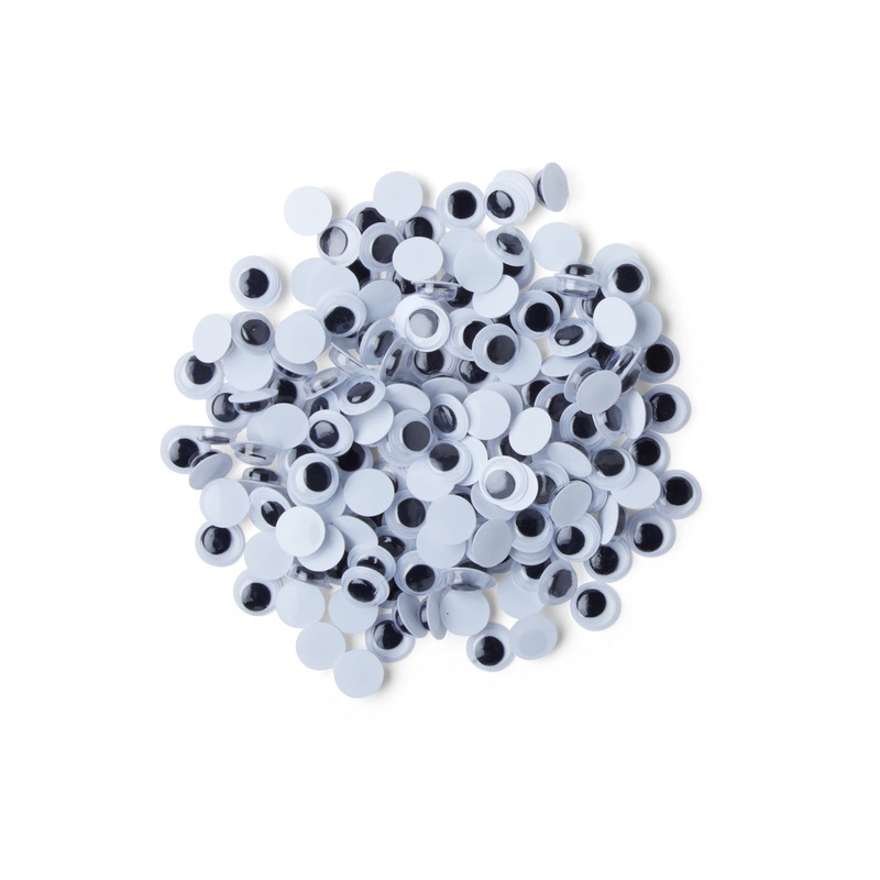 WIGGLE EYES 10MM 190PCS