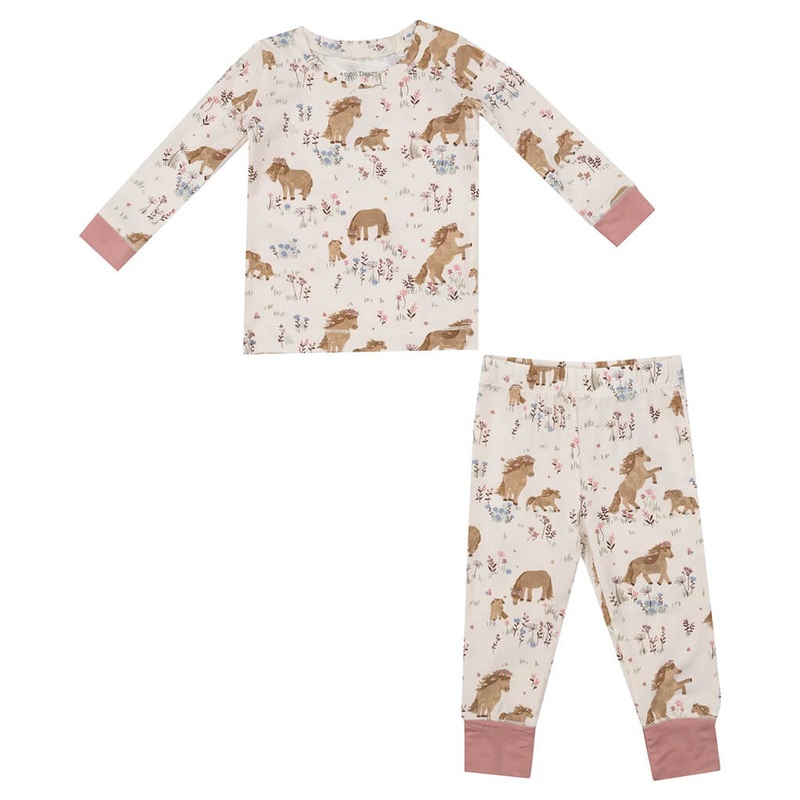 Angel Dear Long-Sleeve Pajama Set Pretty Ponies