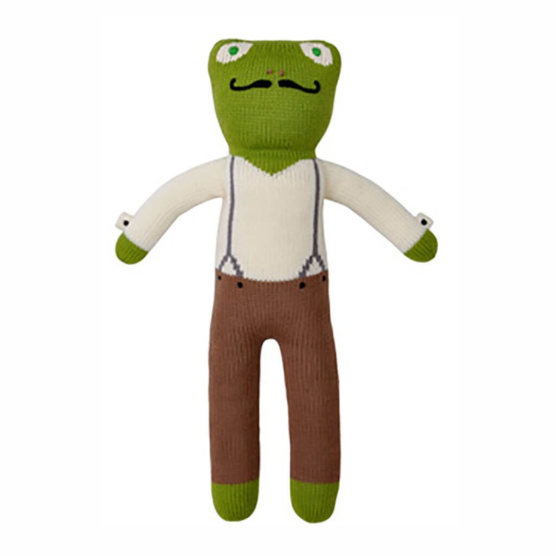 BlaBla Knitted Doll Luigi The Frog