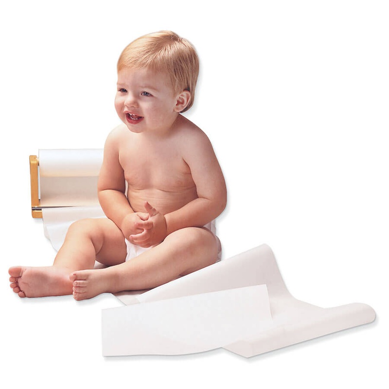Changing Table Paper Roll 18″ x 225′ White 1 Roll