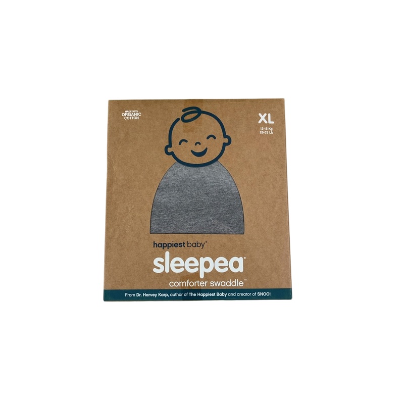 Happiest Baby Sleepea Comforter Swaddle, XL, Graphite