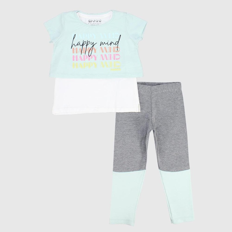 “Happy Mind” 2-Piece Outfit Set